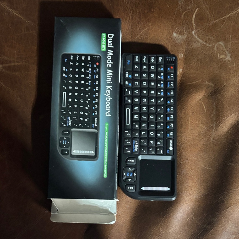Wireless Black Mini Keyboard with Touchpad